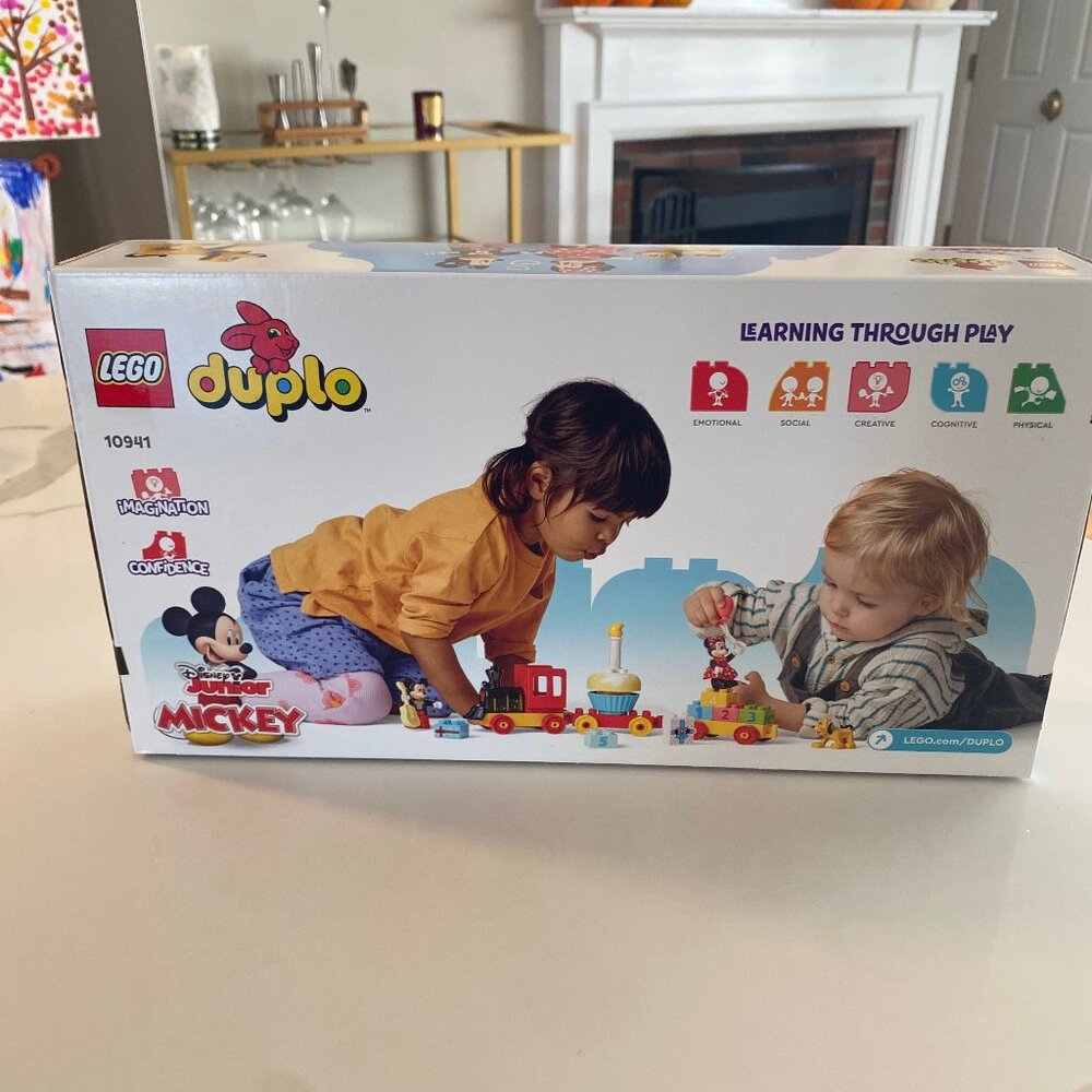 LEGO DUPLO Disney Mickey & Minnie Birthday Train Toy